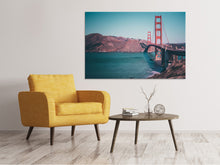 Laden Sie das Bild in den Galerie-Viewer, Leinwandbild An der Golden Gate