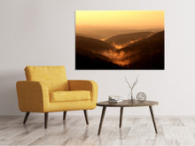 Laden Sie das Bild in den Galerie-Viewer, Leinwandbild Lichtstimmung in den Bergen