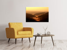 Laden Sie das Bild in den Galerie-Viewer, Leinwandbild Lichtstimmung in den Bergen