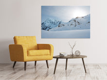Laden Sie das Bild in den Galerie-Viewer, Leinwandbild Schnee in den Bergen