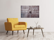 Laden Sie das Bild in den Galerie-Viewer, Leinwandbild Kunstvolles Tor