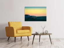 Laden Sie das Bild in den Galerie-Viewer, Leinwandbild Oldtimer im Abendlicht