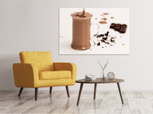 Laden Sie das Bild in den Galerie-Viewer, Leinwandbild Süsser Schokoladen Smoothie