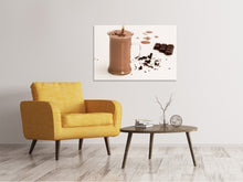 Laden Sie das Bild in den Galerie-Viewer, Leinwandbild Süsser Schokoladen Smoothie