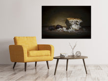 Laden Sie das Bild in den Galerie-Viewer, Leinwandbild Brot mit Maronen