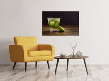 Laden Sie das Bild in den Galerie-Viewer, Leinwandbild Frischer Caipirinha