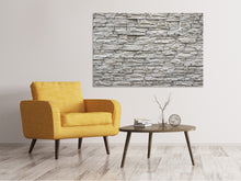 Laden Sie das Bild in den Galerie-Viewer, Leinwandbild Steinwand Design