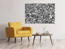 Laden Sie das Bild in den Galerie-Viewer, Leinwandbild Kiesel Wand