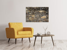 Laden Sie das Bild in den Galerie-Viewer, Leinwandbild Steinbau Kunst
