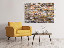 Laden Sie das Bild in den Galerie-Viewer, Leinwandbild Alte Steinwand