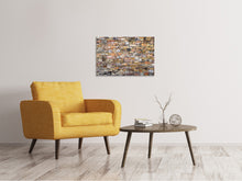Laden Sie das Bild in den Galerie-Viewer, Leinwandbild Alte Steinwand