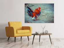 Laden Sie das Bild in den Galerie-Viewer, Leinwandbild Stolzer Hahn