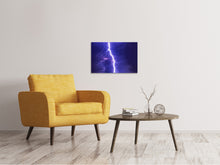 Laden Sie das Bild in den Galerie-Viewer, Leinwandbild Imposanter Blitz