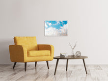 Laden Sie das Bild in den Galerie-Viewer, Leinwandbild Grashalme im Himmel