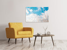 Laden Sie das Bild in den Galerie-Viewer, Leinwandbild Grashalme im Himmel