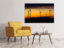 Laden Sie das Bild in den Galerie-Viewer, Leinwandbild Die Windräder