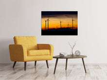 Laden Sie das Bild in den Galerie-Viewer, Leinwandbild Die Windräder