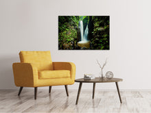 Laden Sie das Bild in den Galerie-Viewer, Leinwandbild 2 Wasserfälle