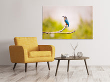 Laden Sie das Bild in den Galerie-Viewer, Leinwandbild Der Eisvogel