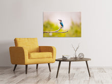 Laden Sie das Bild in den Galerie-Viewer, Leinwandbild Der Eisvogel