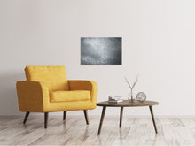 Laden Sie das Bild in den Galerie-Viewer, Leinwandbild Dunkle Regentropfen an der Wand