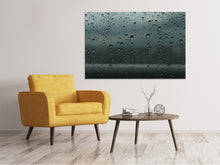 Laden Sie das Bild in den Galerie-Viewer, Leinwandbild Glänzende Wassertropfen