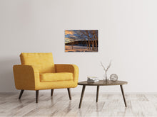 Laden Sie das Bild in den Galerie-Viewer, Leinwandbild Birken im Winter
