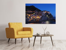 Laden Sie das Bild in den Galerie-Viewer, Leinwandbild Nachts in Cinque