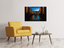 Laden Sie das Bild in den Galerie-Viewer, Leinwandbild Lichter von Hamburg