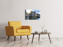 Laden Sie das Bild in den Galerie-Viewer, Leinwandbild Reflexion im Wasser