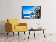 Laden Sie das Bild in den Galerie-Viewer, Leinwandbild Exklusives Santorini