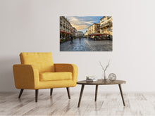 Laden Sie das Bild in den Galerie-Viewer, Leinwandbild Einkaufsstrasse