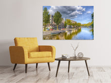 Laden Sie das Bild in den Galerie-Viewer, Leinwandbild Idyllisches Amsterdam