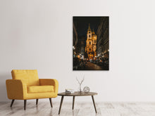 Laden Sie das Bild in den Galerie-Viewer, Leinwandbild Prag in der Nacht