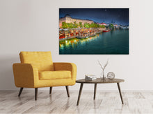 Laden Sie das Bild in den Galerie-Viewer, Leinwandbild Sternenhimmel in Prag