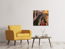 Laden Sie das Bild in den Galerie-Viewer, Leinwandbild Die Gondeln von Venedig