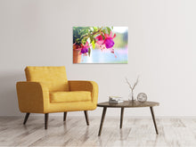 Laden Sie das Bild in den Galerie-Viewer, Leinwandbild Die Fuchsien