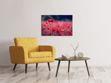 Laden Sie das Bild in den Galerie-Viewer, Leinwandbild Im Mohn Feld