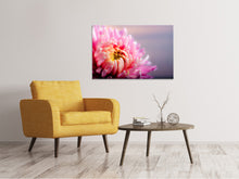 Laden Sie das Bild in den Galerie-Viewer, Leinwandbild Makro Chrysantheme
