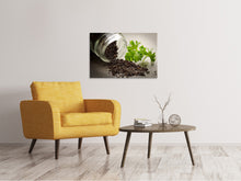 Laden Sie das Bild in den Galerie-Viewer, Leinwandbild Mohnsamen