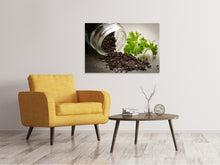 Laden Sie das Bild in den Galerie-Viewer, Leinwandbild Mohnsamen