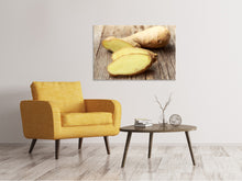 Laden Sie das Bild in den Galerie-Viewer, Leinwandbild Frischer Ingwer