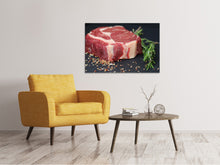 Laden Sie das Bild in den Galerie-Viewer, Leinwandbild Frisches Fleisch