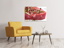 Laden Sie das Bild in den Galerie-Viewer, Leinwandbild Rohes Fleisch