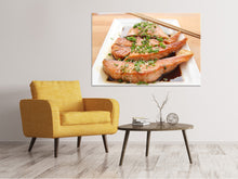 Laden Sie das Bild in den Galerie-Viewer, Leinwandbild Asiatischer Lachs