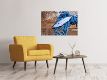 Laden Sie das Bild in den Galerie-Viewer, Leinwandbild Frisch gefangener Fisch