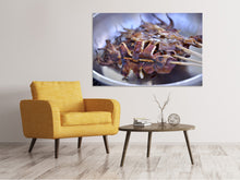 Laden Sie das Bild in den Galerie-Viewer, Leinwandbild Gegrillter Tintenfisch