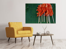 Laden Sie das Bild in den Galerie-Viewer, Leinwandbild Garnelen Spiesse
