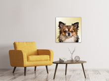 Laden Sie das Bild in den Galerie-Viewer, Leinwandbild Pop Art Hunde Portrait