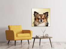 Laden Sie das Bild in den Galerie-Viewer, Leinwandbild Pop Art Hunde Portrait